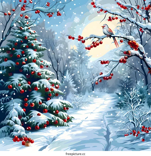 Snowy Winter Landscape