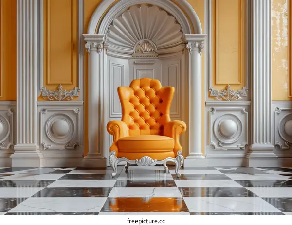 Modern Yellow Armchair: A Stylish and Cozy Addition to Your Home