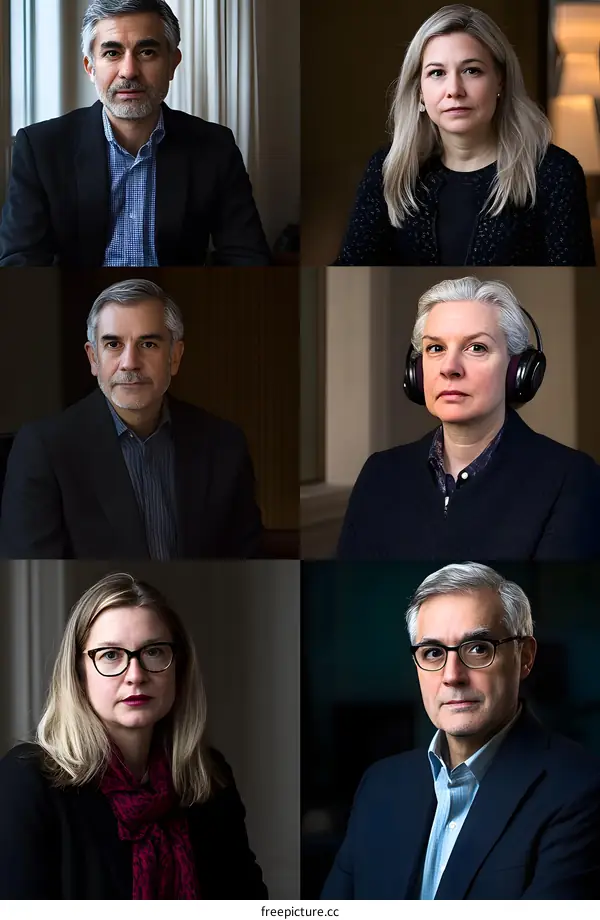 Portrait of Four Business Professionals