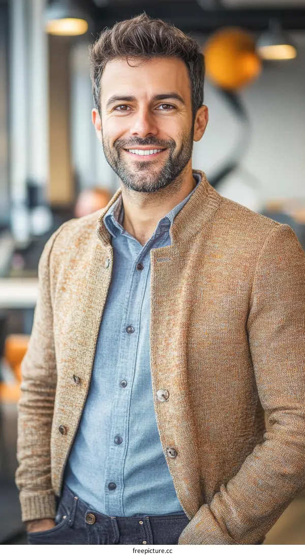 Business Man Casual Portrait