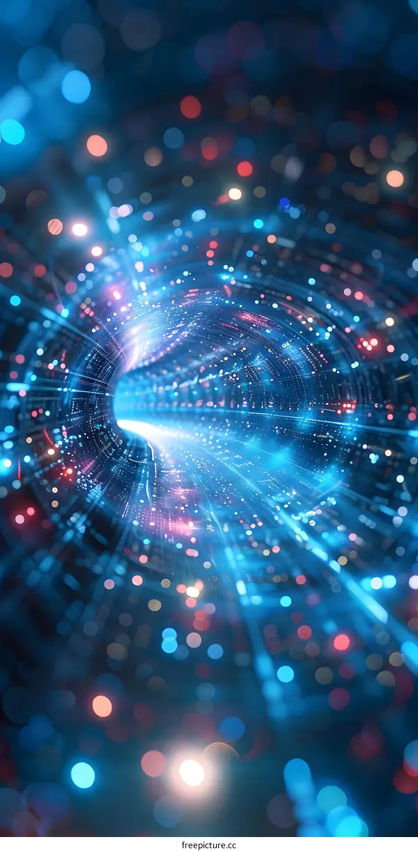 Digital Tunnel of Light and Data