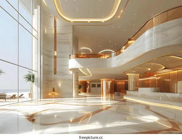 The magnificent lobby