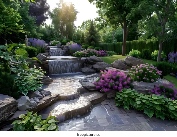Garden landscape design