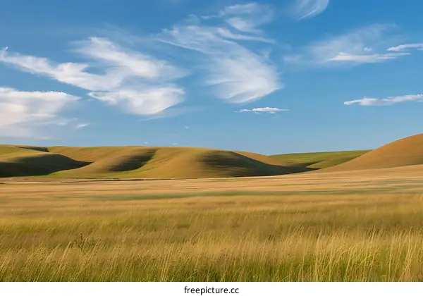 Rolling Hills and a Blue Sky