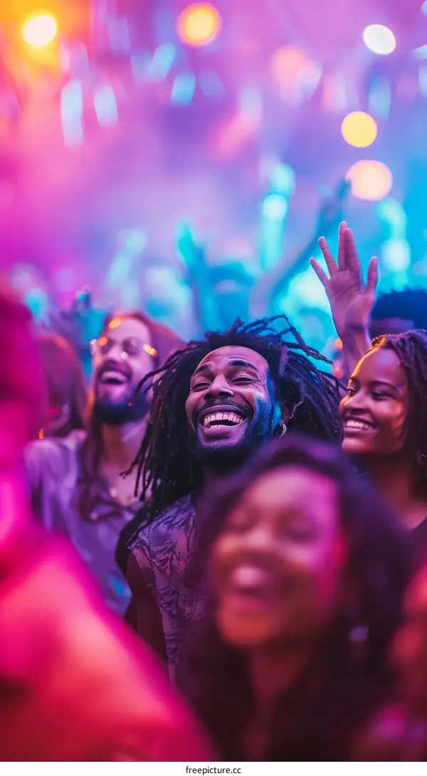 People dancing at a party