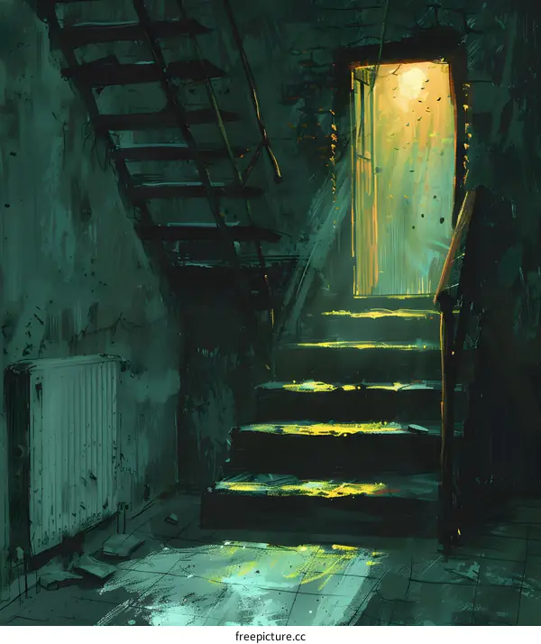 Stairway to the attic