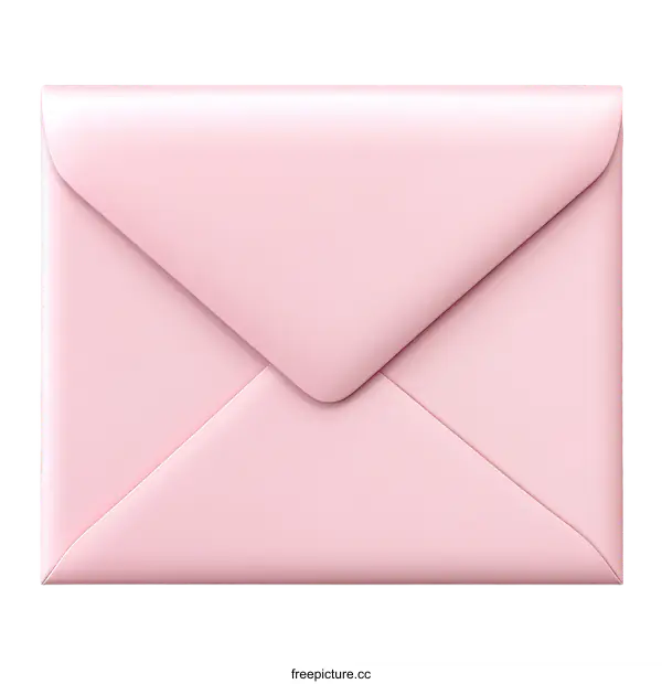 [Transparent Background PNG]Pink Envelope Illustration