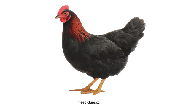 [Transparent Background PNG]Single Chicken in Studio Setting
