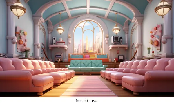 Retro Living Room Decor with Mid Century Modern Furniture