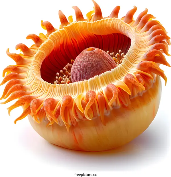 Digital art of a blooming Rafflesia flower