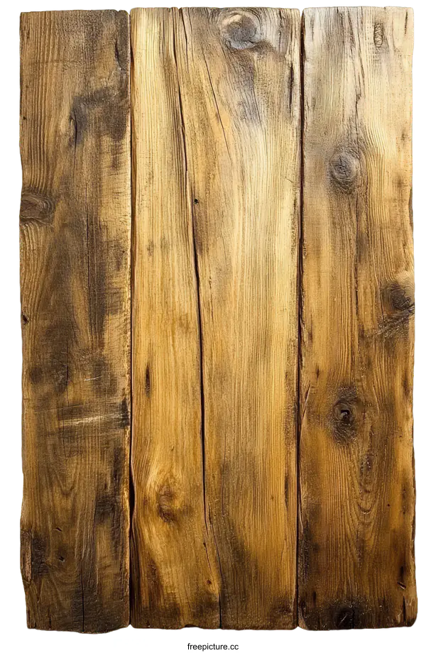 [Transparent Background PNG]Rustic Wooden Plank Texture Background