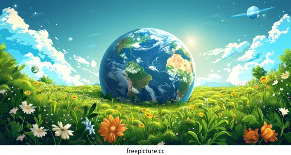 The Earth is a beautiful planet with a rich and diverse ecosystem.