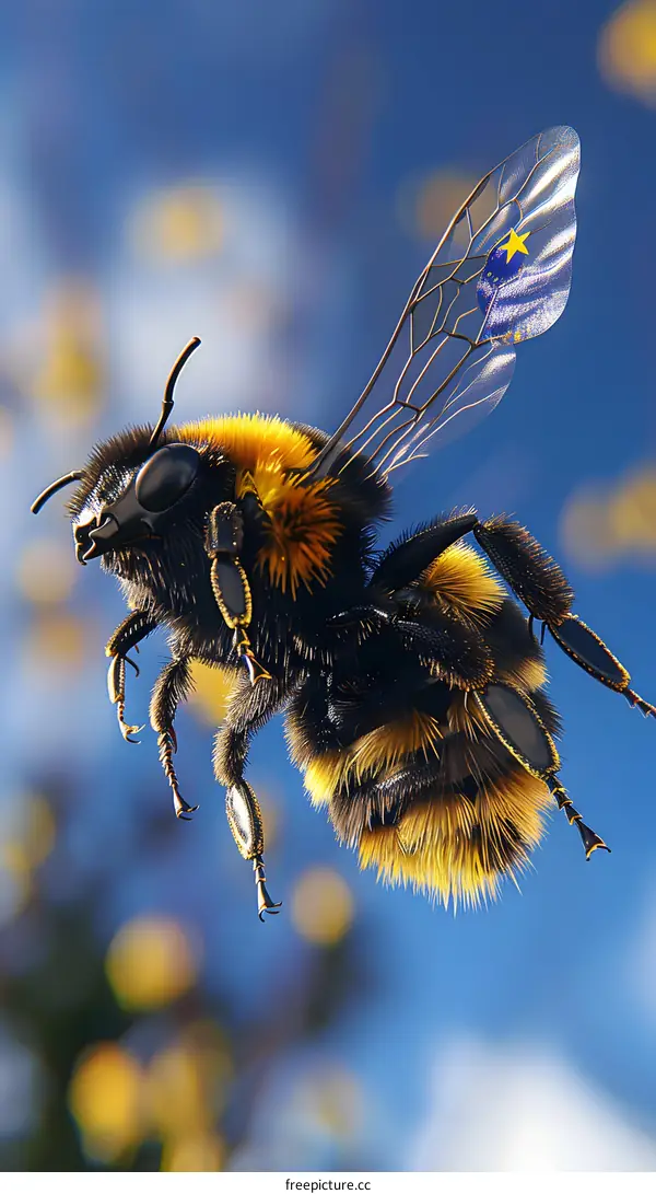 Bumblebee in Flight