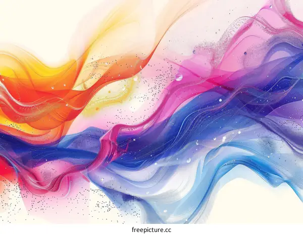 Colorful abstract painting