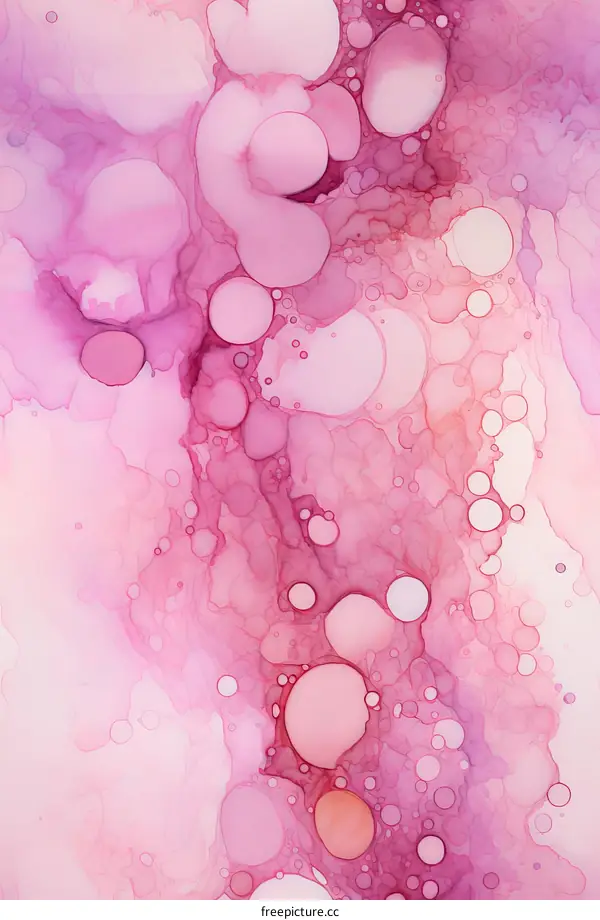 Pink and purple abstract painting