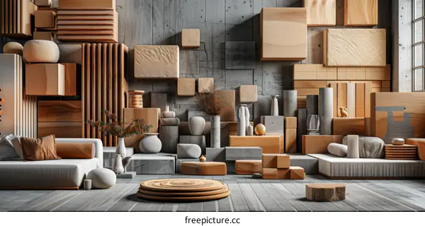 Modern Minimalist Wooden Interior Design