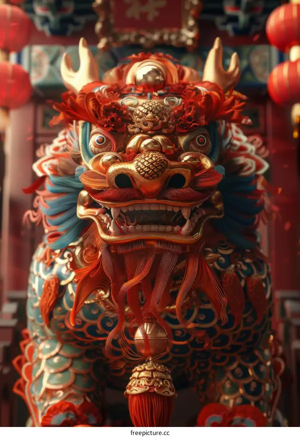 Chinese Dragon and Lion Dance Performances