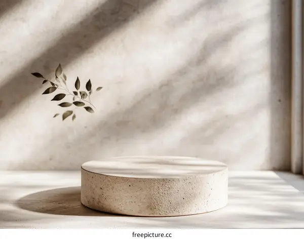 Elegant Minimalist Concrete Display Podium