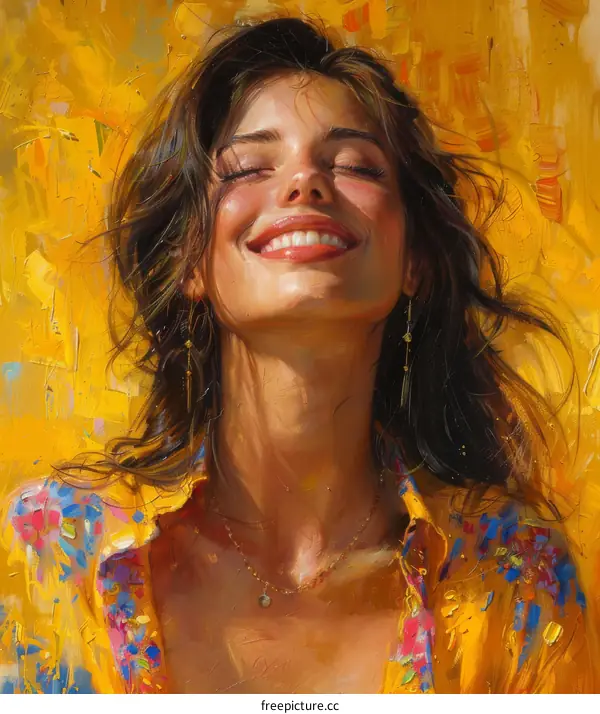 portrait of a smiling woman