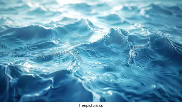 Deep Blue Serenity: A Glimpse into the Ocean's Depths