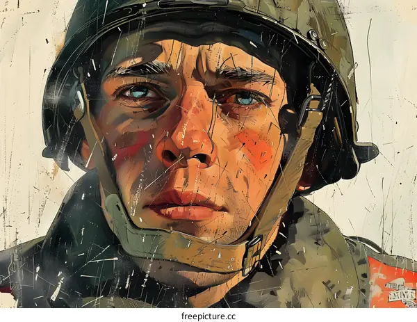 Portrait of a soldier