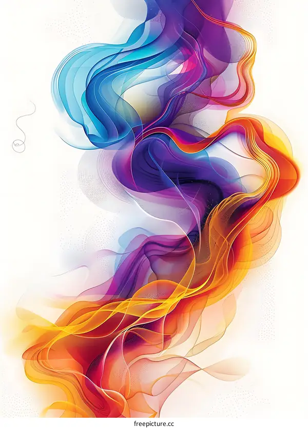Colorful Wavy Lines
