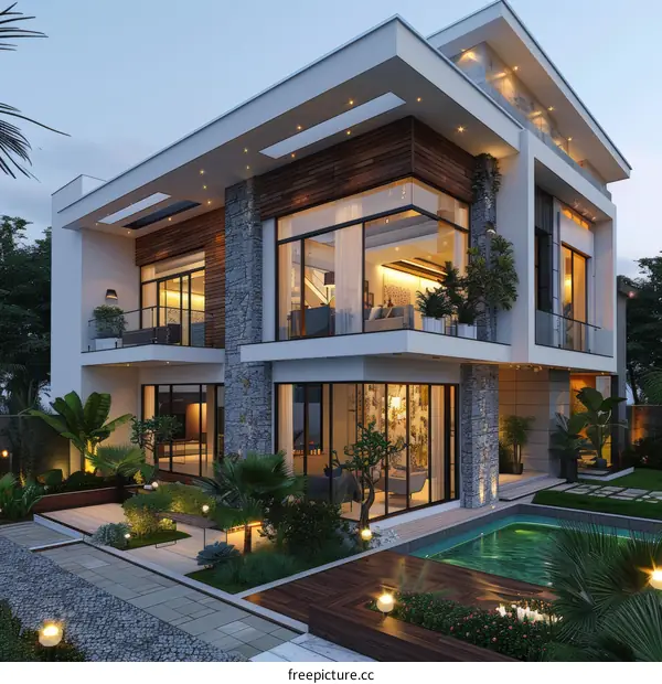 Modern Luxurious House Exterior Design