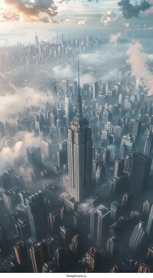 The Iconic New York City Skyline with the Empire State Building