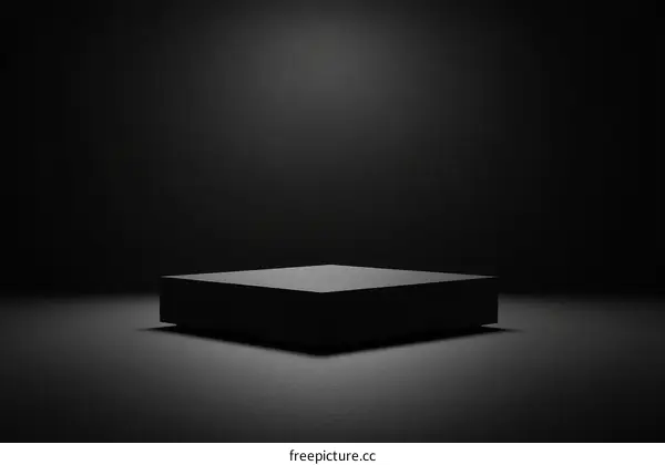 Dark Minimalist Product Display Platform