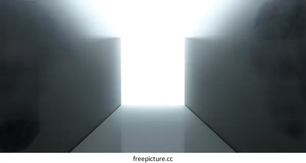 Abstract White Light Way Background
