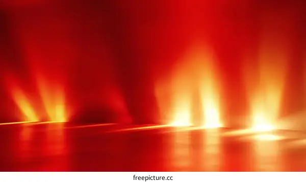 Abstract Red and Orange Light Effect Background