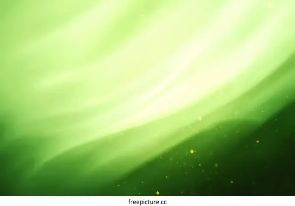 Abstract Green Light Illustration Background