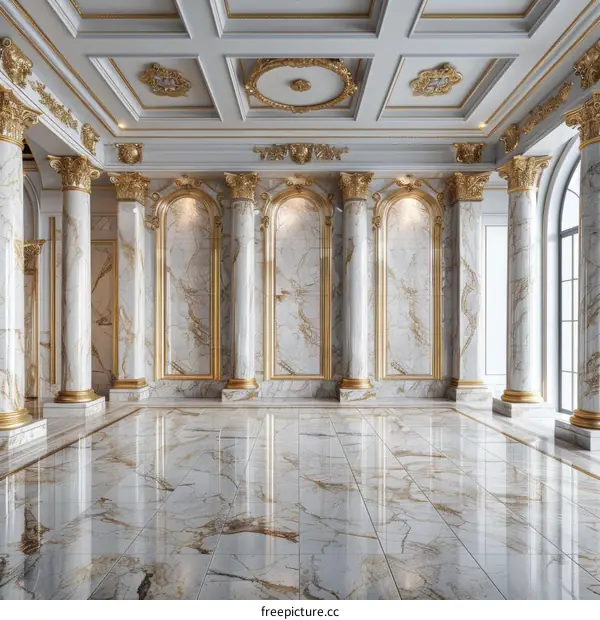 Luxury Marble Hall Interior Design