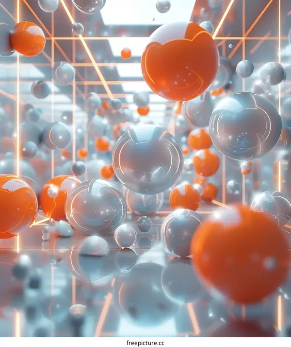 Abstract Geometric Sphere Display