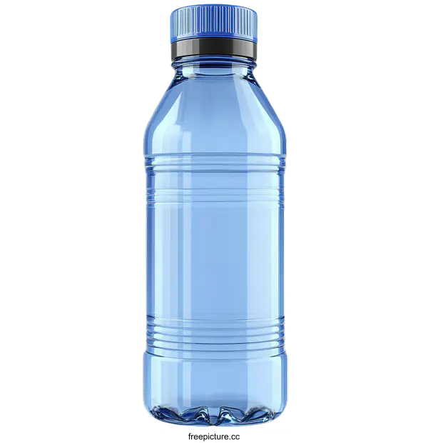 [Transparent Background PNG]Light Blue Plastic Water Bottle