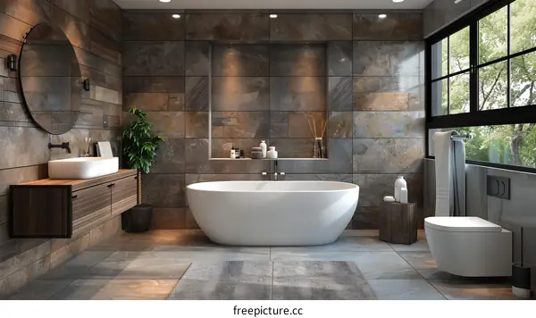 Modern Luxurious Bathroom Interior Design