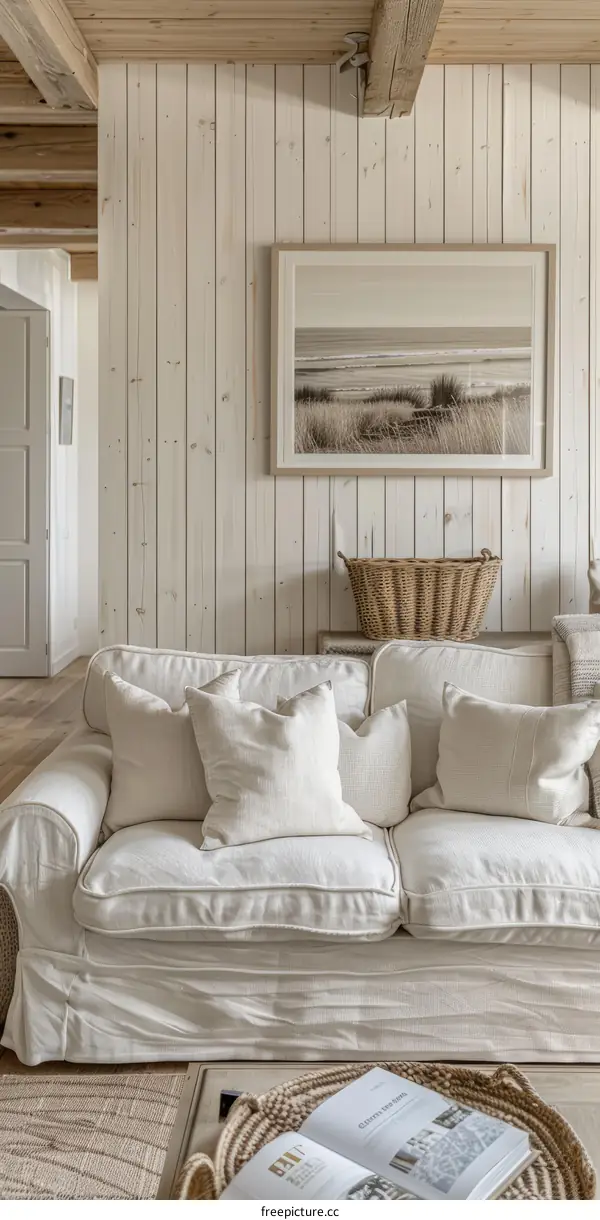 Modern Coastal Living Room Design