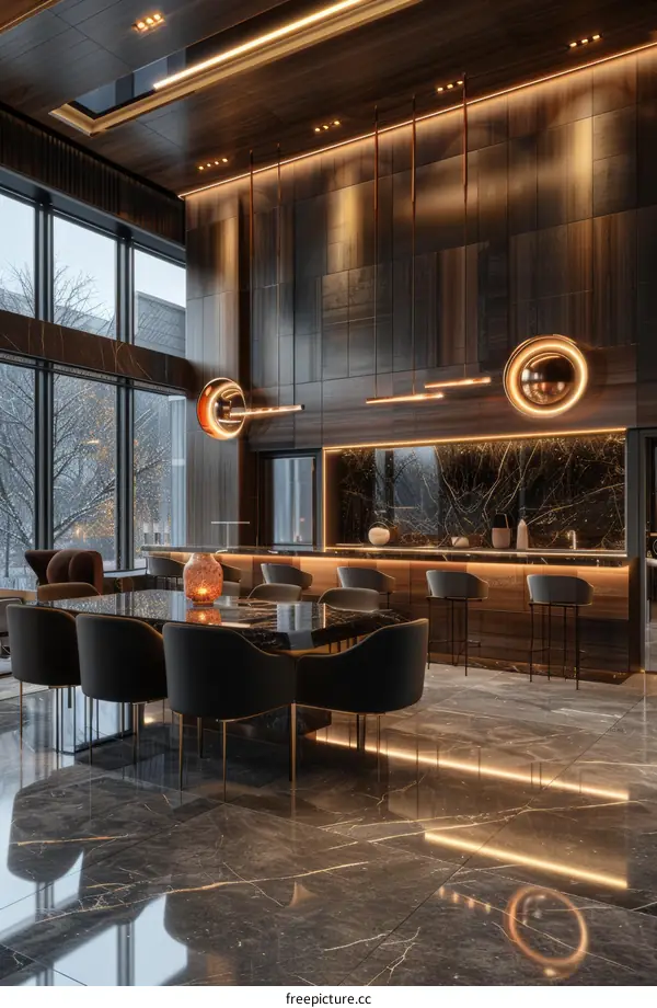 Modern Luxury Dining Area in a Stylish Home