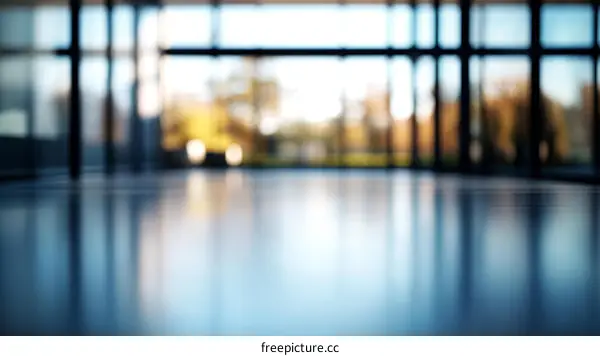 Modern Office Interior Blurred Background