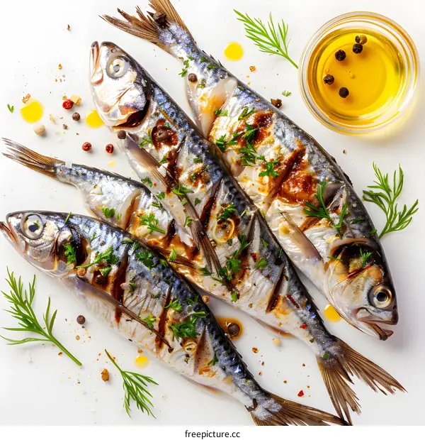 Grilled Fish with Herbs and Spices