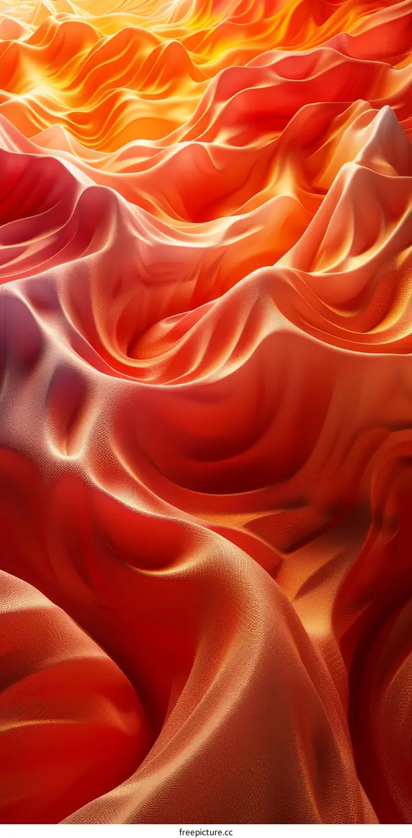 Abstract Red Fabric Texture Design