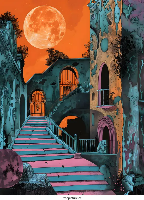 Moonlit Night in a Forgotten City