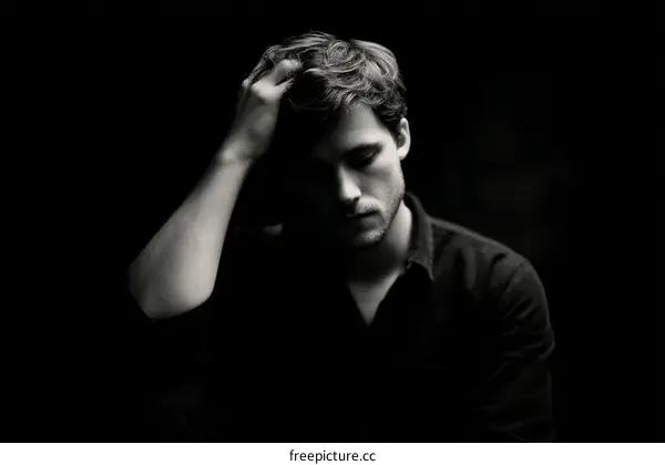 A Melancholy Portrait of a Man