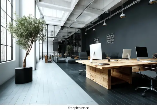 Modern Open-plan Office Space Design