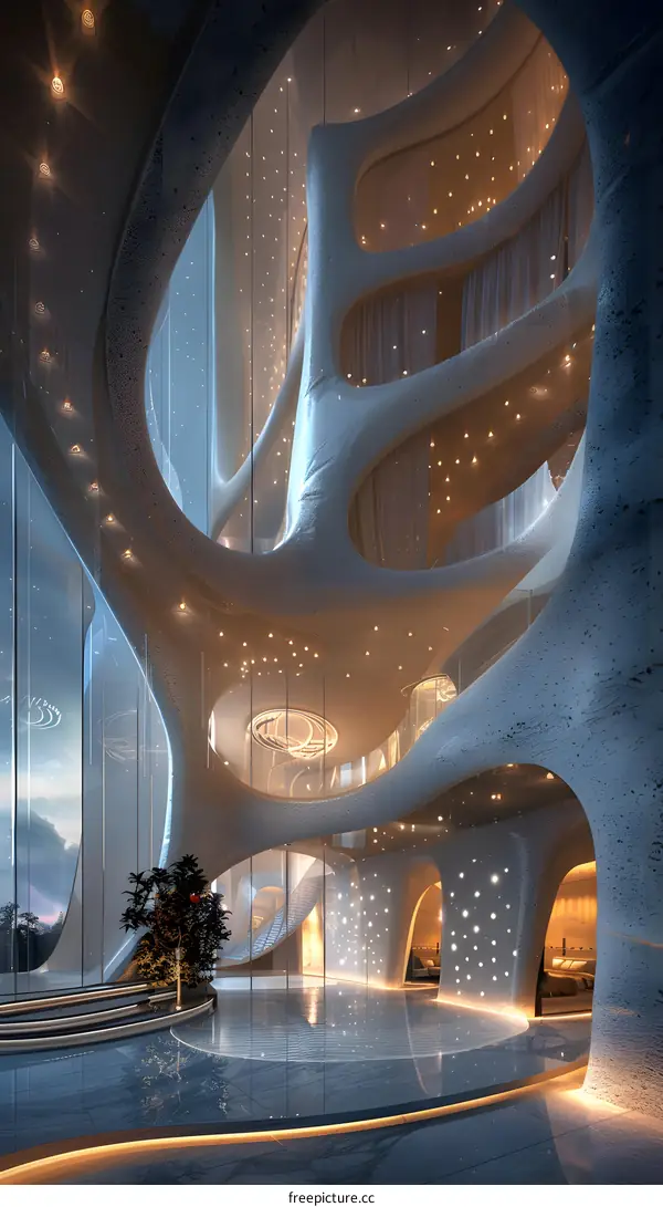 futuristic architecture
