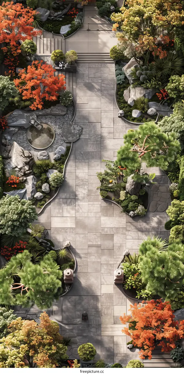 Overlooking a Japanese Garden