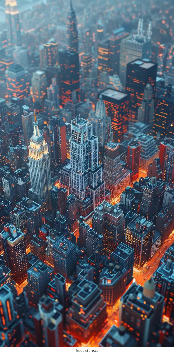 New York City Skyline at Night