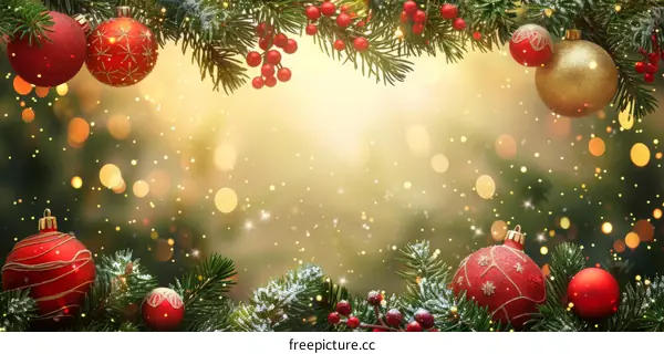 Sparkling Christmas Tree Decorations