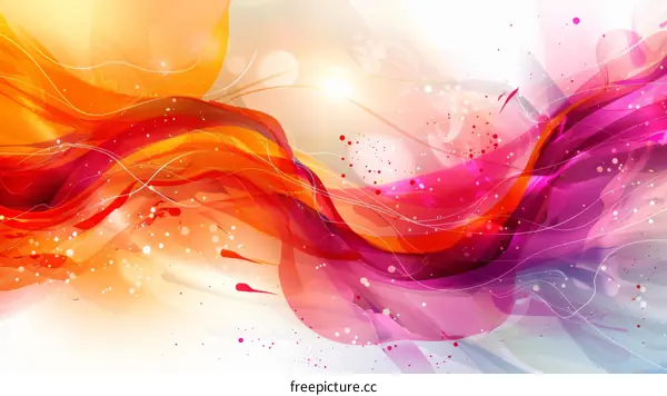 Abstract Liquid Shapes Background Design