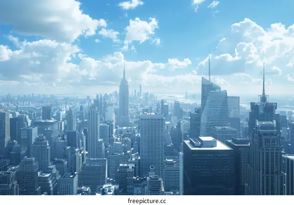 New York City Skyline from Above